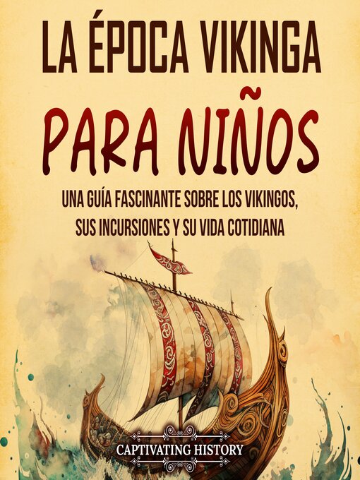 Cover image for La época vikinga para niños